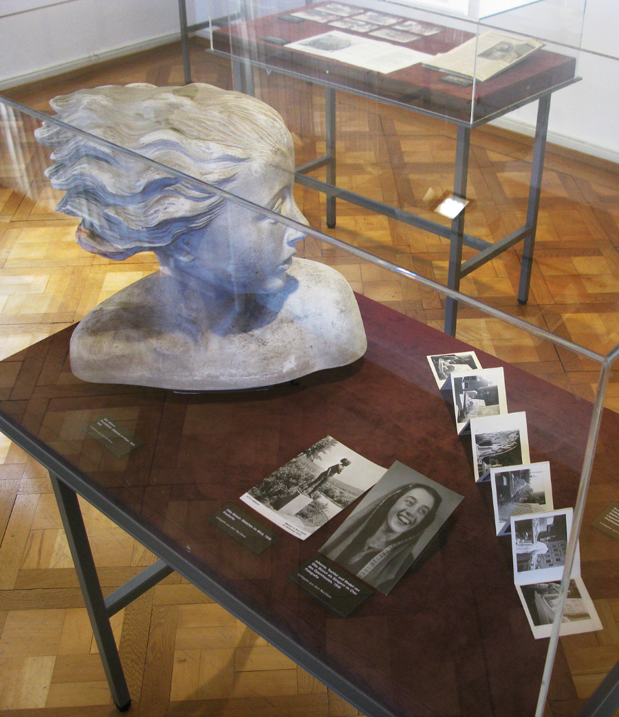 Entwurf des Kopfs «Mädchen im Wind», der Brunnenfigur von Otto Münch am Mythenquai
