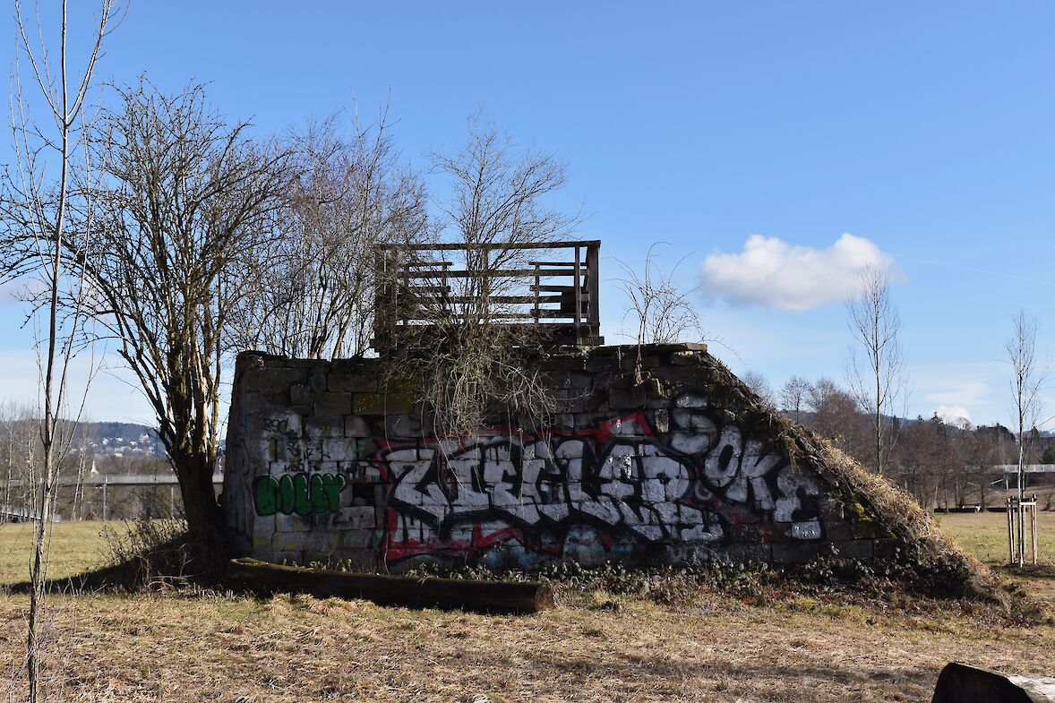 Ruine: Letzter Rest militärischer Übungen (Foto: weingartenexpo)