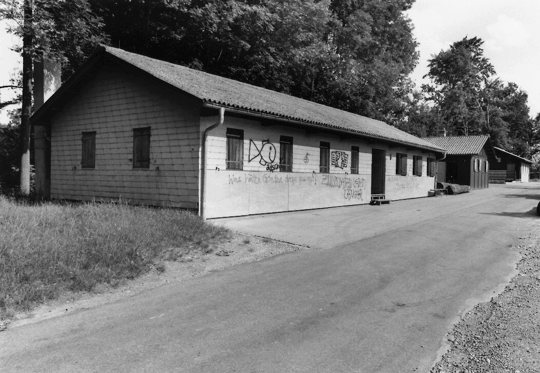Die Militärbaracke wurde bis 2006 als Naturschule benutzt. (Foto: BAZ)
